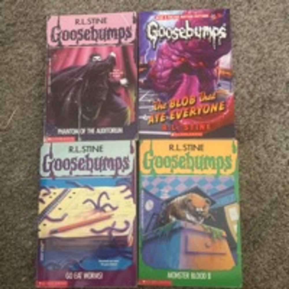 Goosebumps Books Set of 4 Horror Series